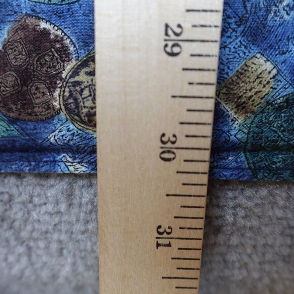 Vintage Neiman Marcus Shirt Men XL Multicolor Button Long Sleeve Imported Thread - Picture 7 of 8